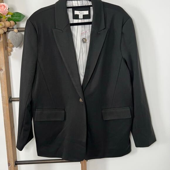 C by One Black Long Sleeve Blazer‎ Size X Large - Picture 2 of 8